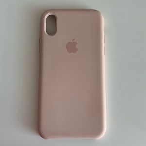 iPhone X Pink Sand Apple Silicone Case
